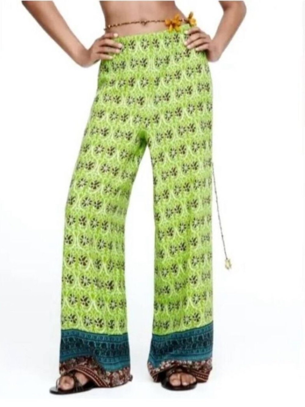 Zara Boho Palazzo Pants